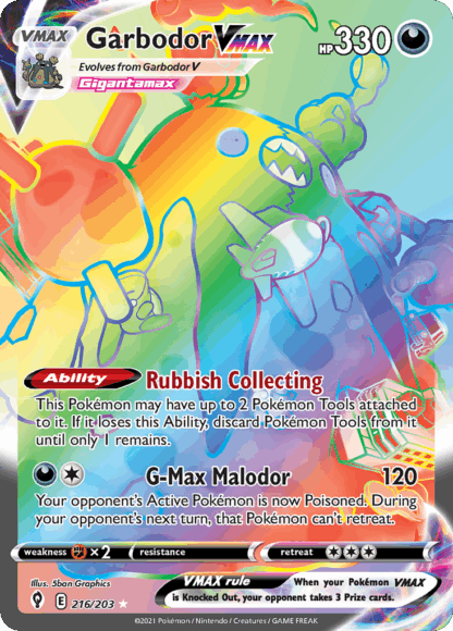 Garbodor VMAX - Evolving Skies