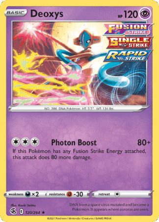 Deoxys Reverse - Fusion Strike