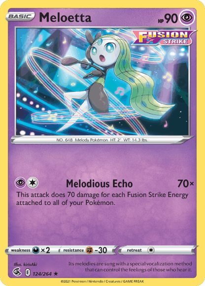 Meloetta Reverse - Fusion Strike