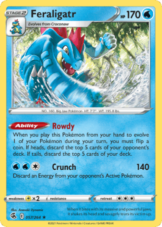 Feraligatr - Fusion Strike