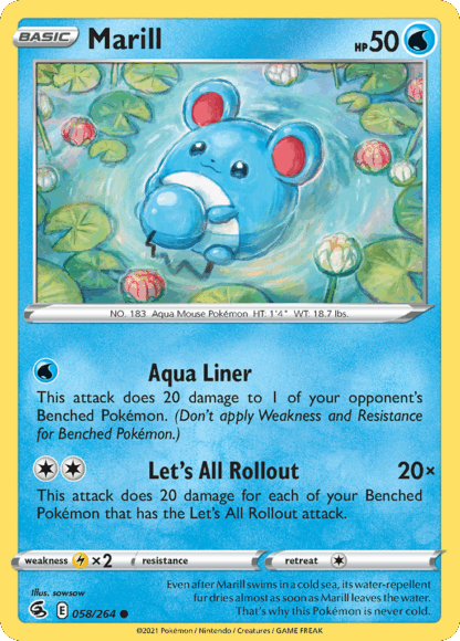 Marill Reverse - Fusion Strike