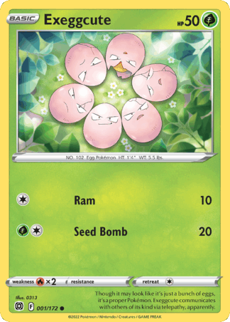 Exeggcute Reverse - Brilliant Stars