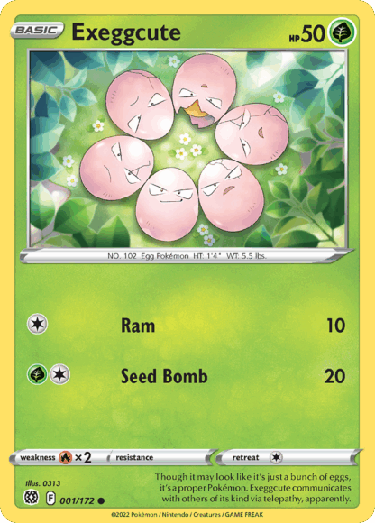 Exeggcute Reverse - Brilliant Stars