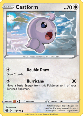Castform Reverse - Brilliant Stars