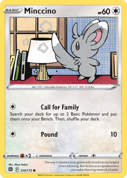 Minccino Reverse - Brilliant Stars