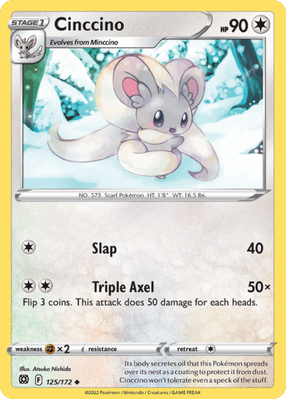 Cinccino Reverse - Brilliant Stars