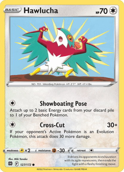 Hawlucha Reverse - Brilliant Stars