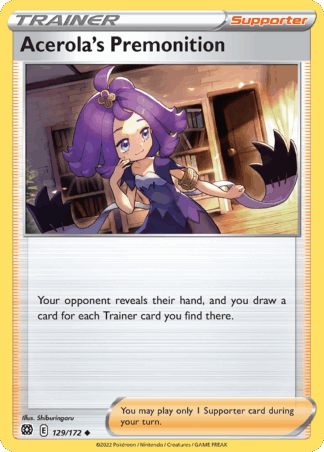 Acerola's Premonition Reverse - Brilliant Stars