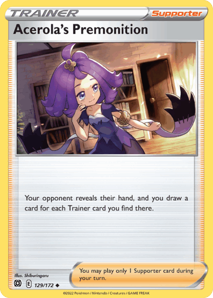 Acerola's Premonition Reverse - Brilliant Stars