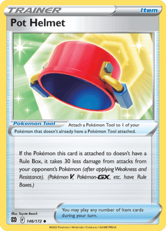 Pot Helmet Reverse - Brilliant Stars
