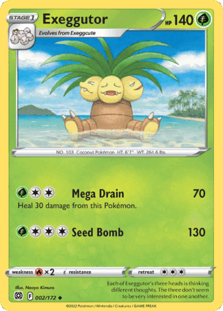 Exeggutor Reverse - Brilliant Stars