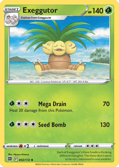 Exeggutor Reverse - Brilliant Stars