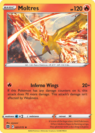 Moltres Reverse - Brilliant Stars