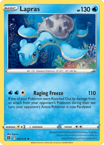 Lapras Reverse - Brilliant Stars