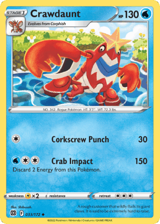 Crawdaunt Reverse - Brilliant Stars