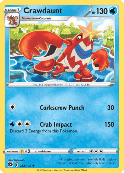 Crawdaunt Reverse - Brilliant Stars