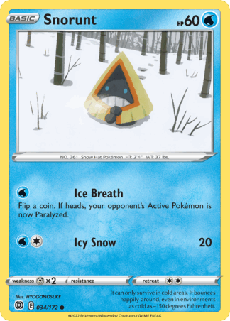 Snorunt Reverse - Brilliant Stars