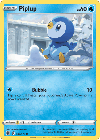 Piplup Reverse - Brilliant Stars