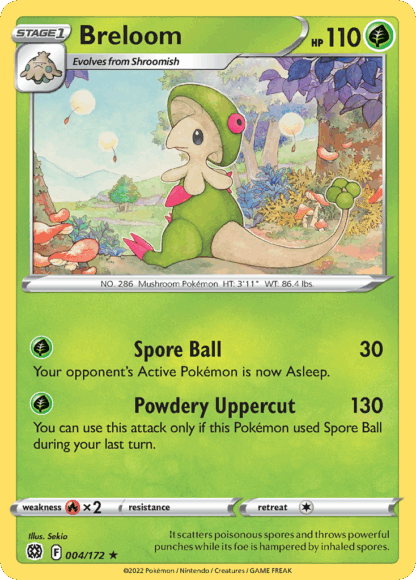Breloom Reverse - Brilliant Stars