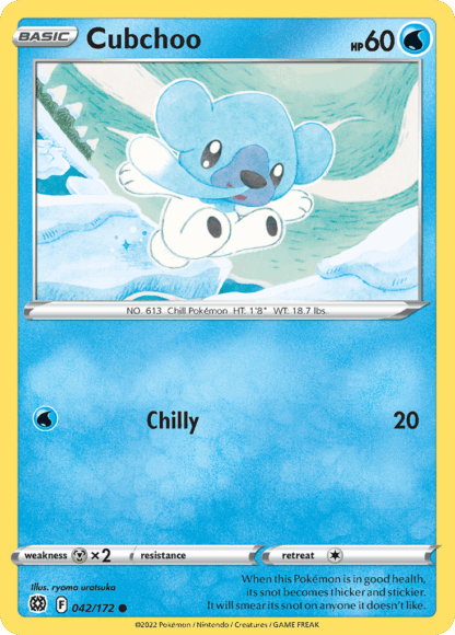 Cubchoo Reverse - Brilliant Stars