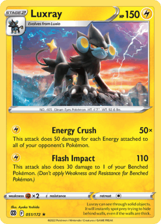Luxray Reverse - Brilliant Stars