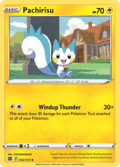 Pachirisu Reverse - Brilliant Stars
