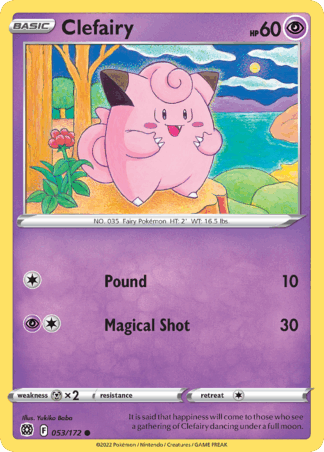 Clefairy Reverse - Brilliant Stars