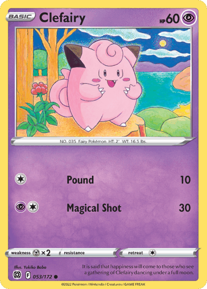 Clefairy Reverse - Brilliant Stars