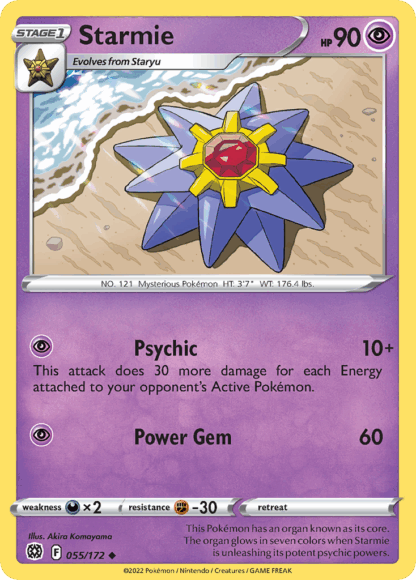 Starmie Reverse - Brilliant Stars