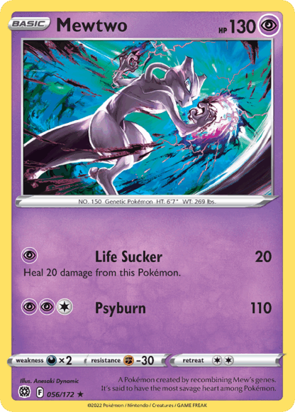 Mewtwo Reverse - Brilliant Stars