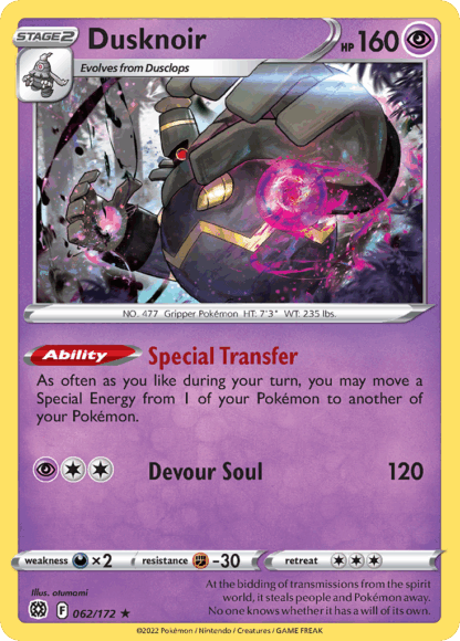Dusknoir Reverse - Brilliant Stars