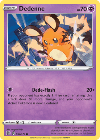 Dedenne Reverse - Brilliant Stars