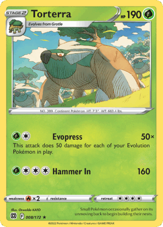Torterra Reverse - Brilliant Stars