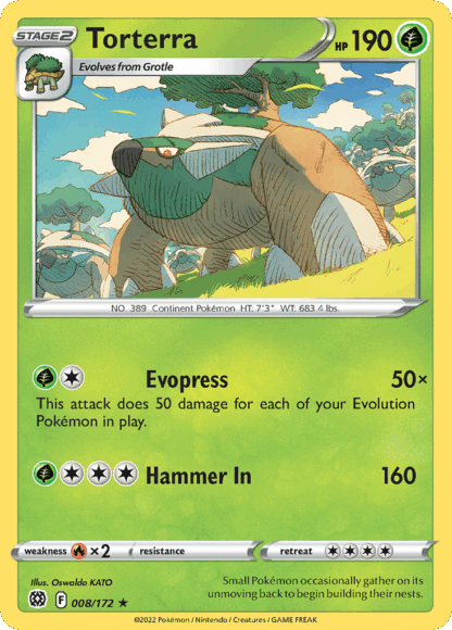 Torterra Reverse - Brilliant Stars
