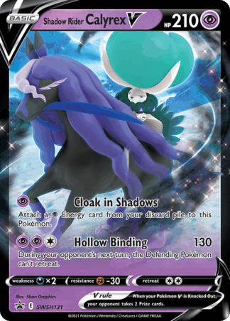 Shadow Rider Calyrex V - SWSH Black Star Promos