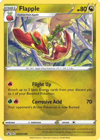 Flapple - SWSH Black Star Promos