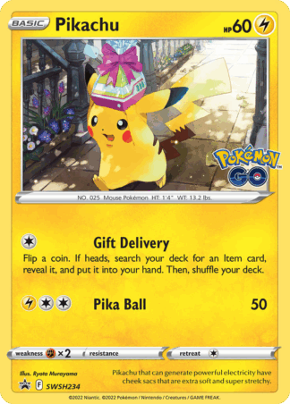 Pikachu - SWSH Black Star Promos