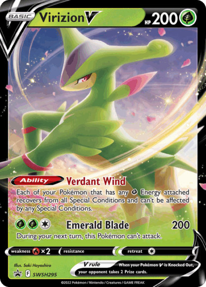 Virizion V - SWSH Black Star Promos