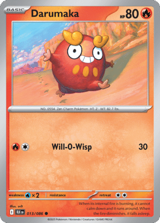 Darumaka Poke Ball - Black Bolt