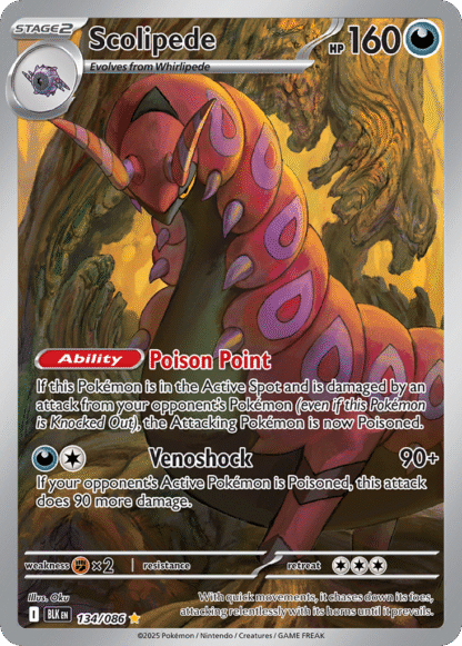Scolipede - Black Bolt