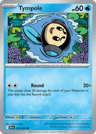 Tympole Master Ball - Black Bolt