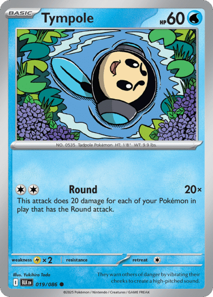 Tympole Master Ball - Black Bolt