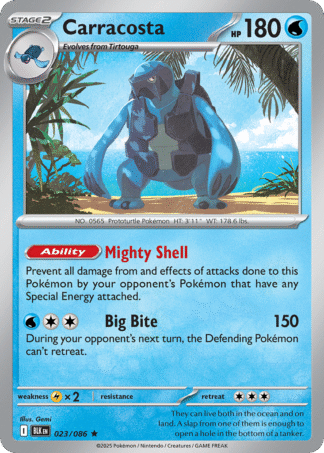 Carracosta Poke Ball - Black Bolt