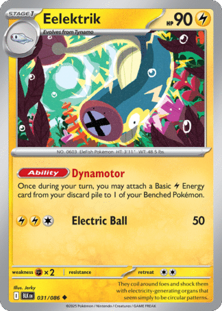 Eelektrik Poke Ball - Black Bolt