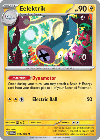 Eelektrik Poke Ball - Black Bolt