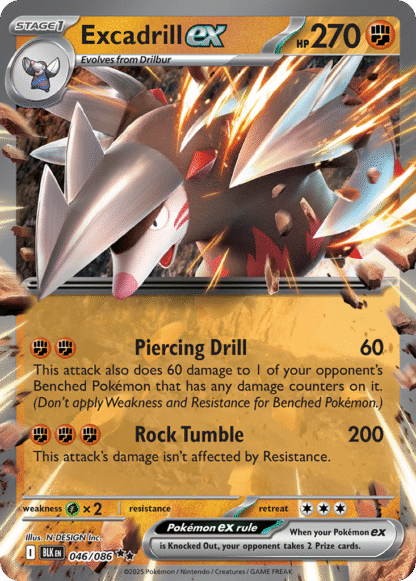Excadrill ex - Black Bolt