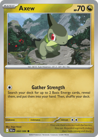 Axew Poke Ball - Black Bolt