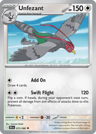 Unfezant Poke Ball - Black Bolt