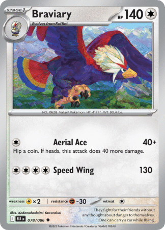 Braviary Poke Ball - Black Bolt