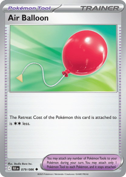 Air Balloon Reverse - Black Bolt
